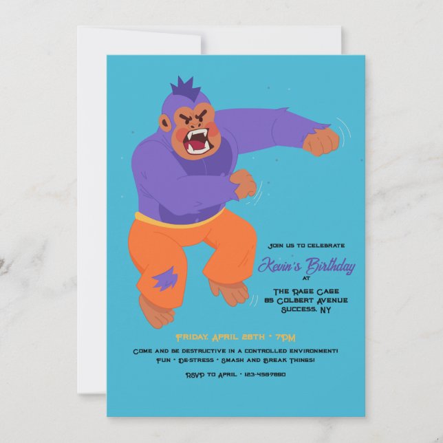 Convites Sala de Rage (Frente)