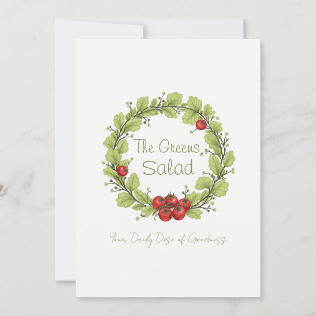 Convites Salada dos Verdes (Frente)