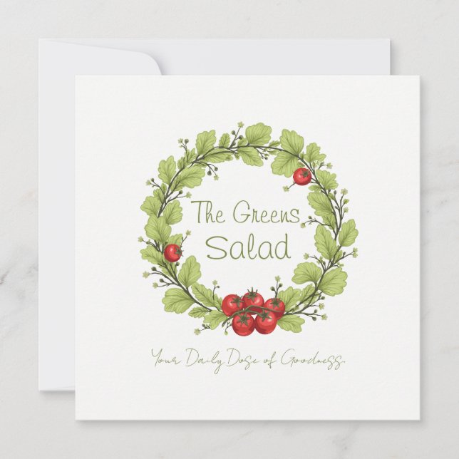 Convites Salada dos Verdes (Frente)