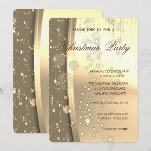 Convites Salas de Natal Elegantes, Festa de Natal