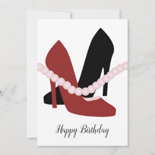 Convites Salto Alto Pérolas Mulher Fashionista