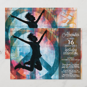 Convites Salto de Esperança Arte de Paz Urbana Moderna