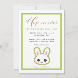 Convites Salto Sobre Caça De Ovo Na Páscoa Personalizado