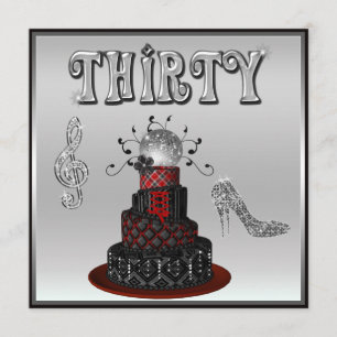 Convites Saltos da faísca do bolo da diva do disco do