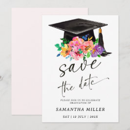 Convites Salvar a Data de Formatura Modelo Rosa