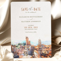 Salvar a data do casamento toscano San Gimignano I