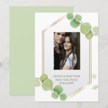 Salvar a data | Modern Springtime Eucalyptus