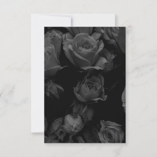 Convites Salvar Datas - Rosas B&W