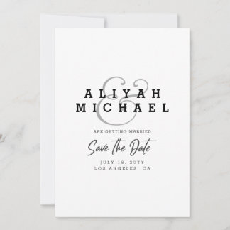 Convites Salvar minimamente a data casamento do código QR p