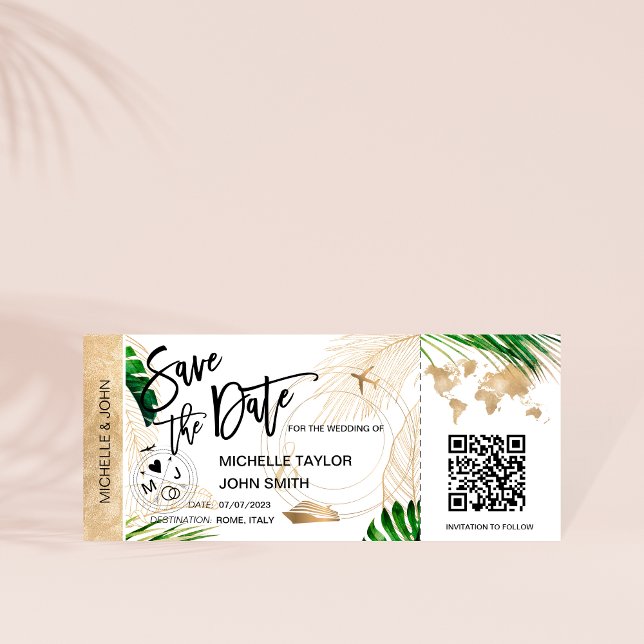 Convites Salvar o Código QR do Mapa de Passagem de Embarque (Criador carregado)