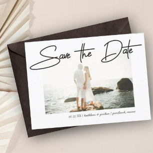 Convites Salvar o script de traçado de Caneta de casamento