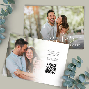 Convites Salvar o script minimalista de casamento simples d