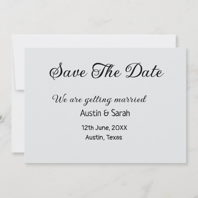 Convites Salvar o texto moderno do site de casamento QR da  (Frente)