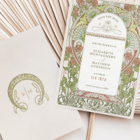 Salve a Data Arte Nova Vintage por Mucha Invitat