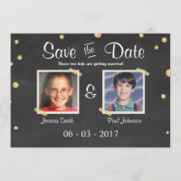 Salve a data Casamento Quadro de Giz Rústico Doura