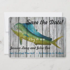 Convites Salve a data com um Mahi Mahi