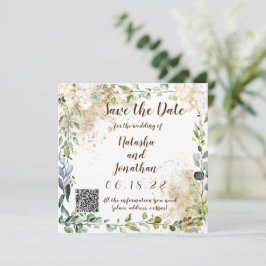 Convites Salve a Data de Design Herbal