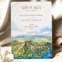 Salve A Data Do Casamento De Destino No Havaí