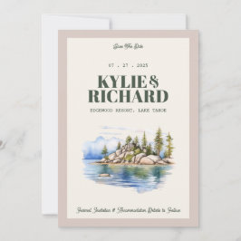 Convites Salve a Data em Verde e Rosa