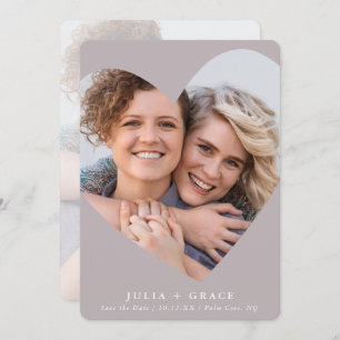 Convites SALVE A DATA lgbtq foto moderna cogumelo