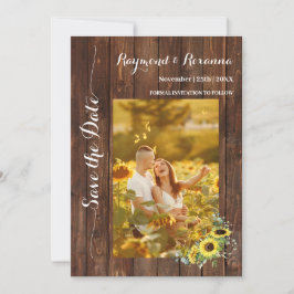 Convites Salve a Data País Verde Girassóis