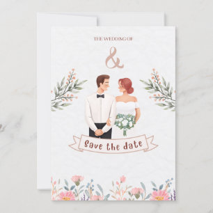Convites Salve a data para o casamento de