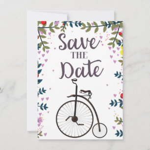 Convites Salve a Data Penny Farthing