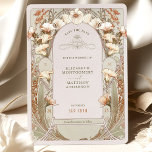 Convites Salve a data Vintage Art Nouveau por Mucha Convida<br><div class="desc">Art Nouveau Vintage Salve os cartões de casamento de Alphonse Mucha em um design floral, romântico e caprichoso. Os florescimentos vitorianos complementam os tipos clássicos de arte deco fonts. Introduza as suas informações personalizadas e está concluído. Se você quiser alterar a design, clique no botão azul "Personalizar". Muito obrigado por...</div>
