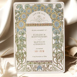 Convites Salve a data Vintage Art Nouveau por Mucha Convida<br><div class="desc">Art Nouveau Vintage Salve os cartões de casamento de Alphonse Mucha em um design floral, romântico e caprichoso. Os florescimentos vitorianos complementam os tipos clássicos de arte deco fonts. Introduza as suas informações personalizadas e está concluído. Se você quiser alterar a design, clique no botão azul "Personalizar". Muito obrigado por...</div>