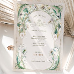 Convites Salve a data Vintage Daisy Art Nouveau de Mucha<br><div class="desc">Art Nouveau Vintage Salve os cartões de casamento de Alphonse Mucha em um design floral, romântico e caprichoso. Os florescimentos vitorianos complementam os tipos clássicos de arte deco fonts. Introduza as suas informações personalizadas e está concluído. Se você quiser alterar a design, clique no botão azul "Personalizar". Muito obrigado por...</div>
