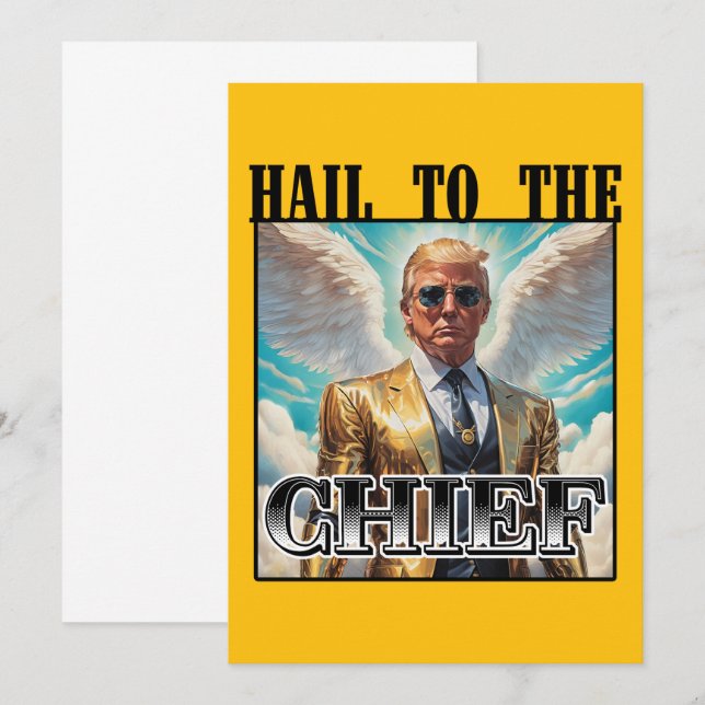 Convites Salve ao chefe - Trump 2024 (Frente/Verso)