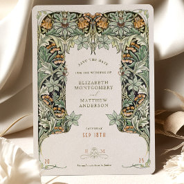 Convites Salve o casamento da herança vitoriana