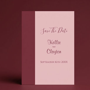 Convites Salve o Dia de Casamento Minimalista em Barra Borg
