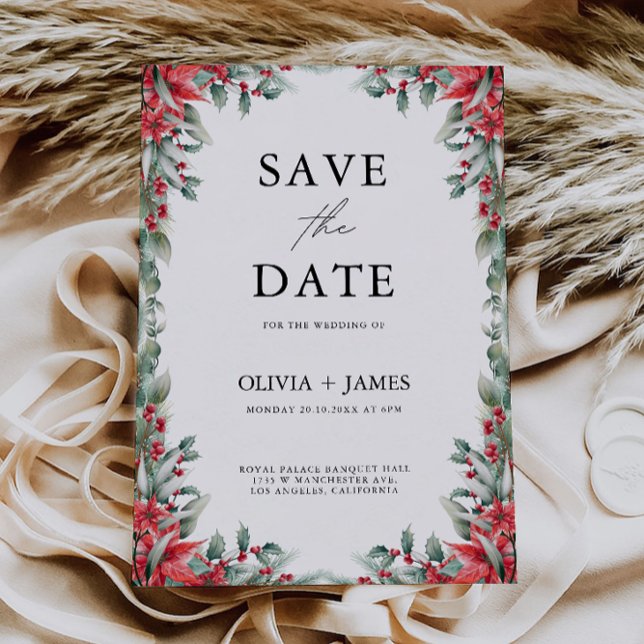 Convites Salve o Natal na Modelo (Christmas Save the Date Template)
