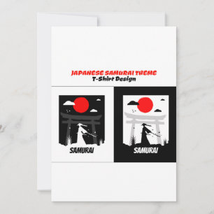 Convites Samurai urbano