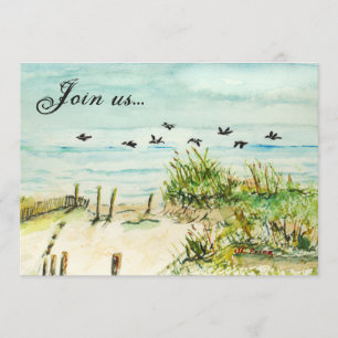 Convites Sand Dunes e Seagulls Outer Banks Carolina do Nort