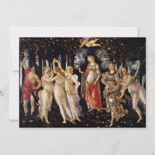 Convites Sandro Botticelli - La Primavera