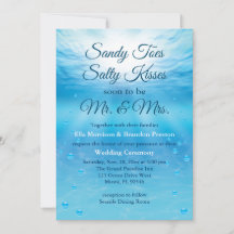 Sandy Toes Salty Kisses Casamento de Praia