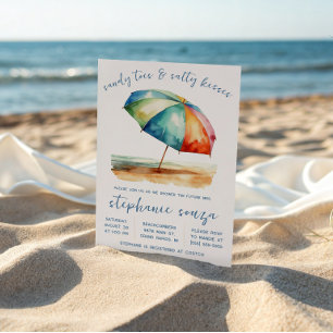 Convites Sandy Toes & Salty Kisses, Chá de panela de praia