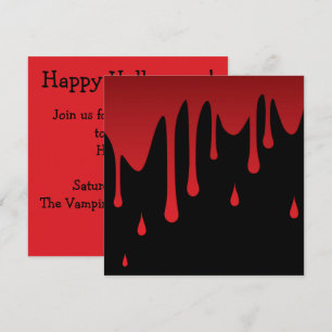 Convites Sangue pingando