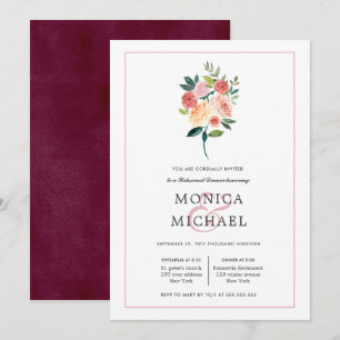 Convites Sangue Russo  Janto de ensaio das flores do outono