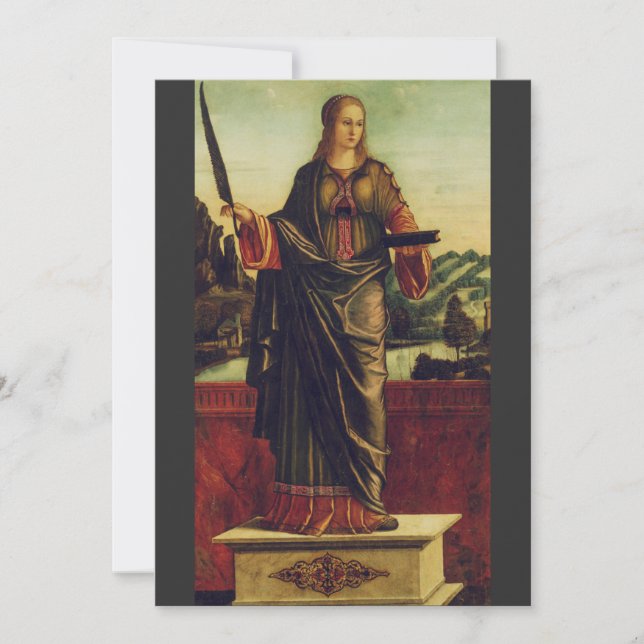 Convites Santa Anastácia de Roma Arte Premium (Frente)