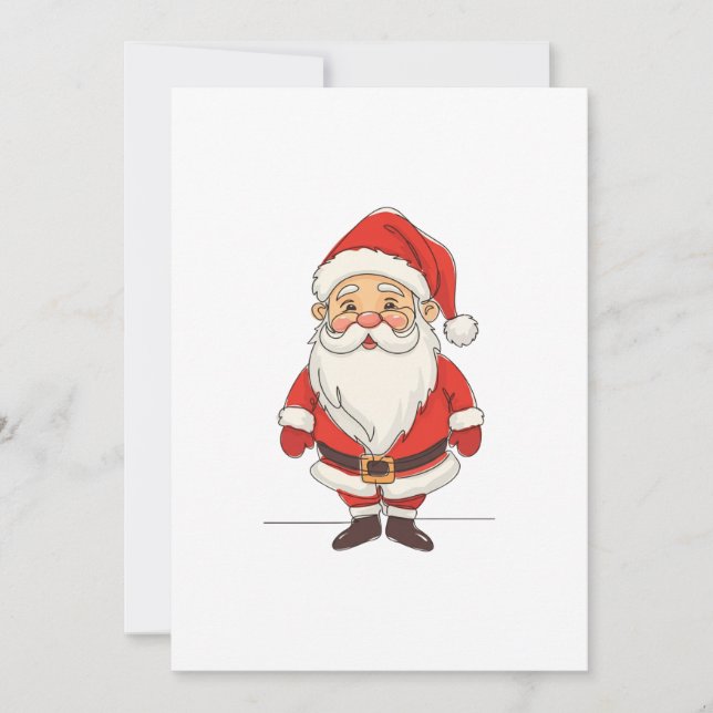 Convites santa claus (Frente)
