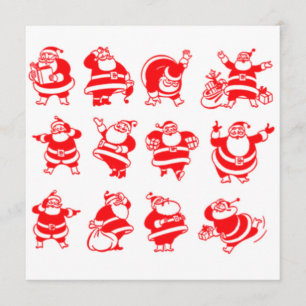 Convites Santa retros