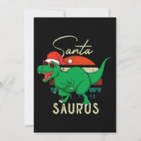 Santasaurus Trex Dino Natal Dinossauro Vintage C