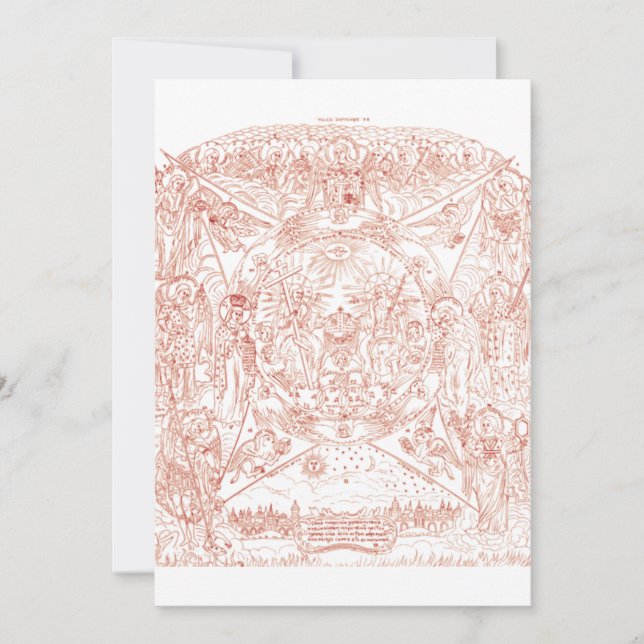 Convites Santíssima Trindade em Glória (Frente)