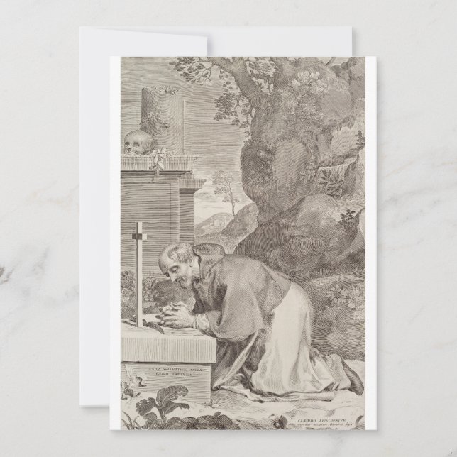 Convites Santo Claude La Colombière Priest e Confessor (Frente)