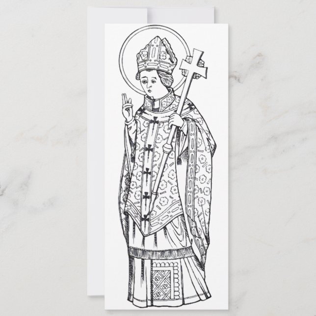 Convites Santo Deiniol Abade e Bispo (Frente)