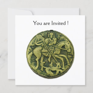 CONVITES SANTO GEORGE E DRAGON MEDALLION