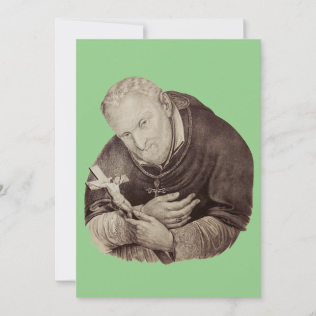 Convites Santo italiano Alphonsus Liguori (Frente)